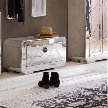 Aviator Shoe Cabinet Smithers Aviator £912.00 Bedroom Aluminium product_features