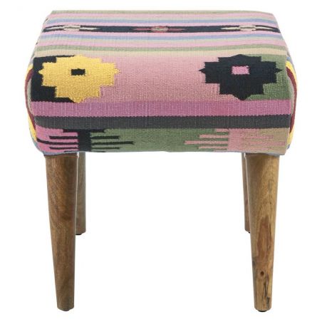 Pueblo Footstool Designer Furniture £263.00 Living Room Mango Wood product_features