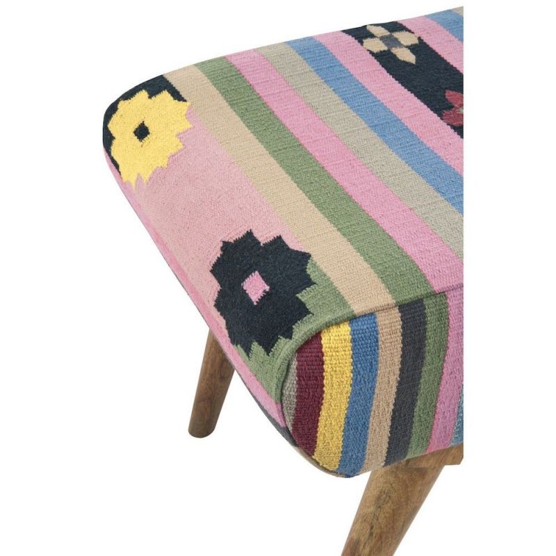 Pueblo Footstool Designer Furniture £263.00 Living Room Mango Wood product_features