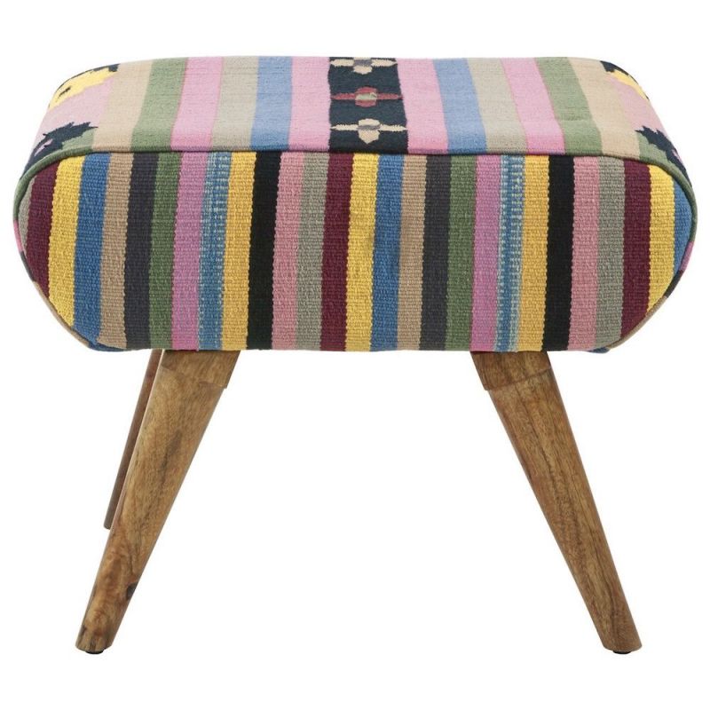 Pueblo Footstool Designer Furniture £263.00 Living Room Mango Wood product_features