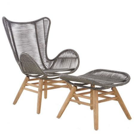 Mexico Lounge Chair & Footstool Designer Furniture &pound;550.00 All Rooms Steel product_features