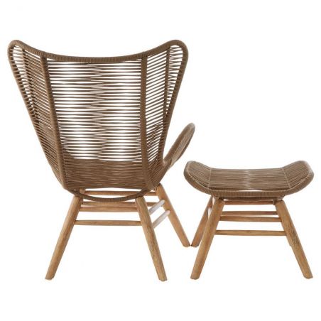 Mexico Lounge Chair & Footstool Designer Furniture &pound;550.00 All Rooms Steel product_features