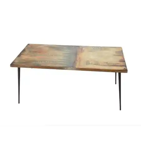 California Coffee Table Smithers Side Tables & Coffee Tables £545.00 Living Room Reclaimed Wood Steel product_features