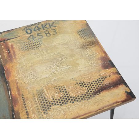 California Coffee Table Smithers Side Tables & Coffee Tables £545.00 Living Room Reclaimed Wood Steel product_features