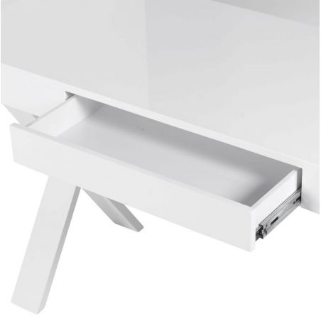 Slimline White Office Desk Smithers Designer Furniture &pound;637.00 Office MDF product_features