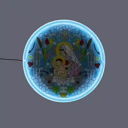 Virgin Mary & Baby Jesus Neon Sign – Pop Art Light Seletti Seletti £285.00      product_features