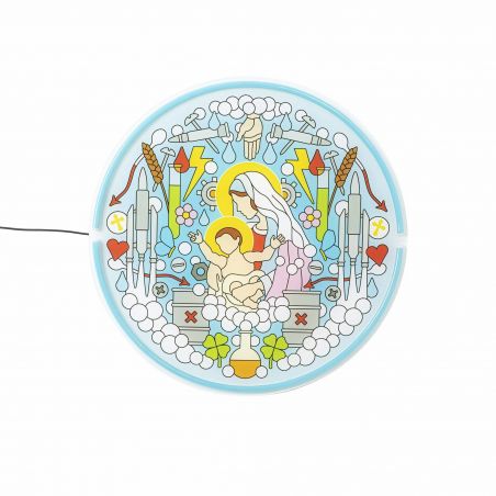 Virgin Mary & Baby Jesus Neon Sign – Pop Art Light Seletti Seletti £285.00      product_features