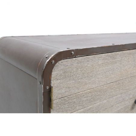 Industrial Loft TV Stand TV Units &pound;413.00 Living Room Paulownia Steel product_features