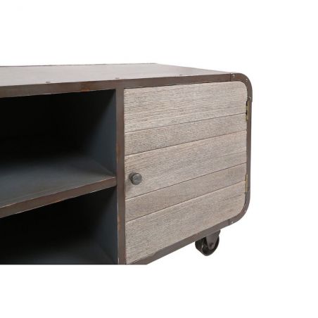 Industrial Loft TV Stand TV Units &pound;413.00 Living Room Paulownia Steel product_features