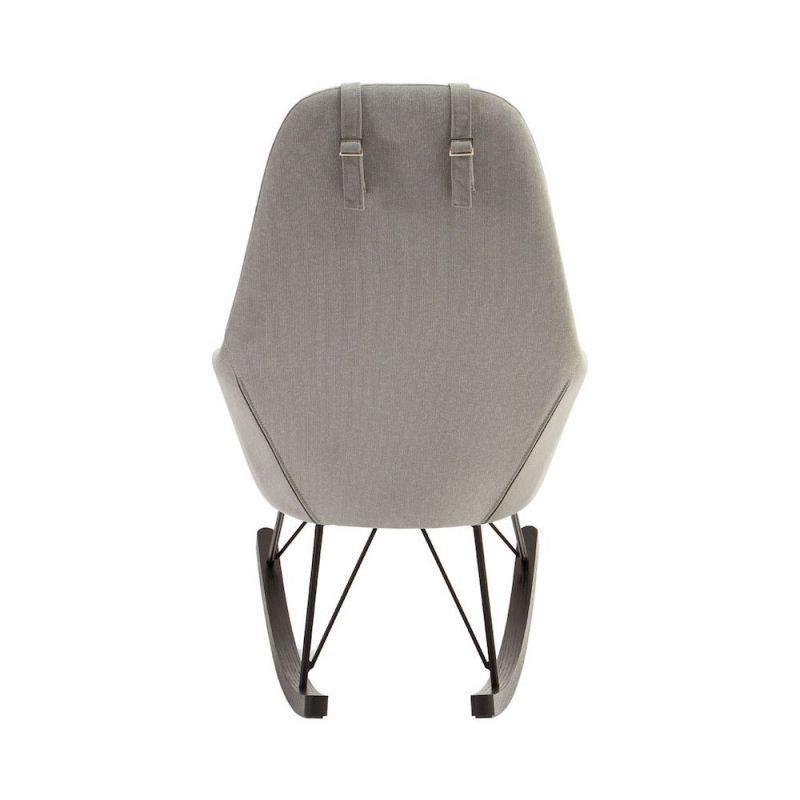 Kolding Blue or Yellow Velvet Rocking Chair Designer Furniture £600.00 Living Room Oak Veneer Steel product_features