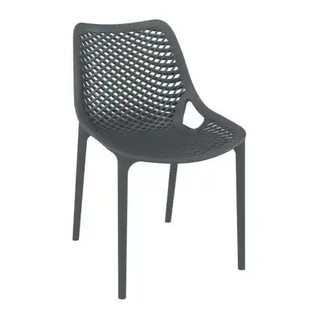 Tango Dark Grey Stackable Outdoor Chair Smithers Garden &pound;156.00 product_features