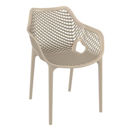 Tango Taupe Stackable Outdoor Arm Chair Smithers Garden &pound;160.00 product_features