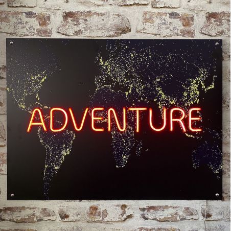 Adventure Neon Light – Travel-Inspired Wall Decor  Your Custom Neon Sign & Neon Signs | Handmade in London by Smithers £280.0...