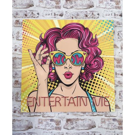 Pop Art Entertain Me Neon  Your Custom Neon Sign & Neon Signs | Handmade in London by Smithers £250.00      product_features
