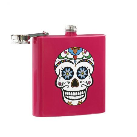 Comic Skull Hipflask  Gifts £18.00      product_features