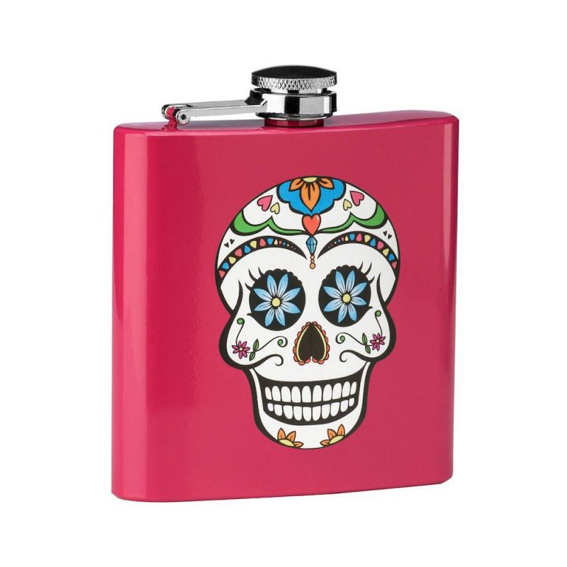 Comic Skull Hipflask  Gifts £18.00      product_features