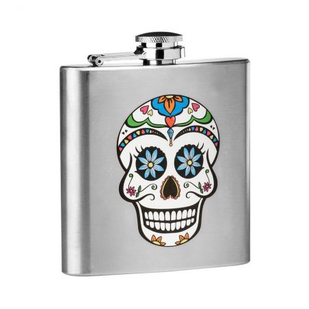 Comic Skull Hipflask  Gifts £18.00      product_features