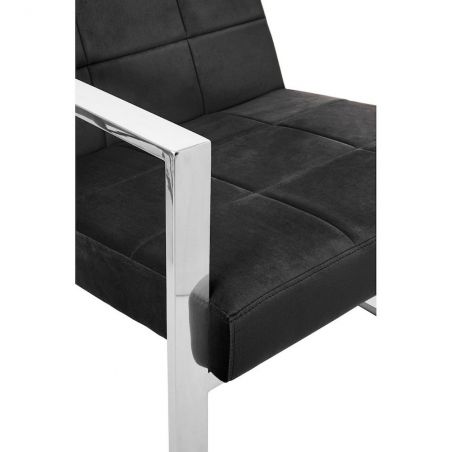 Vogue Velvet Cocktail Chair Retro Furniture &pound;848.00 Reception Room Stainless Steel product_features