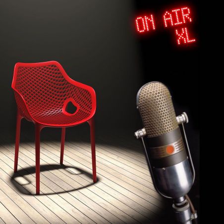 Tango Red Stackable Outdoor Arm Chair Smithers Garden &pound;160.00 product_features