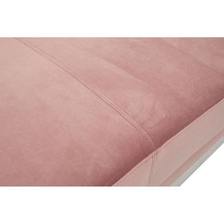 Art Deco Pink Velvet Sofa Smithers Retro Furniture &pound;2,722.00 Reception Room Stainless Steel product_features