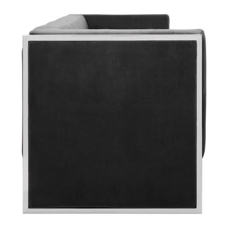 Art Deco Pink Velvet Sofa Smithers Retro Furniture &pound;2,722.00 Reception Room Stainless Steel product_features