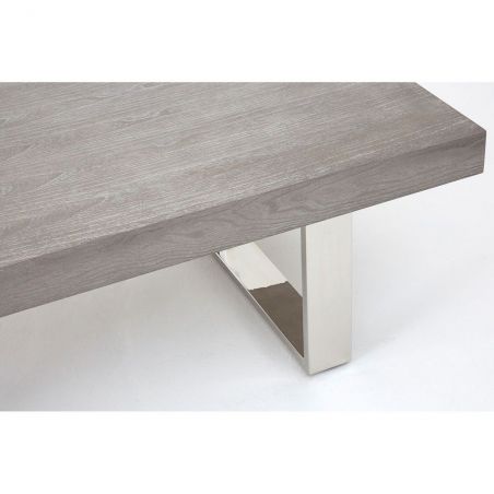 Limburg Coffee Table Side Tables & Coffee Tables &pound;1,082.00 Reception Room Elm Stainless Steel product_features