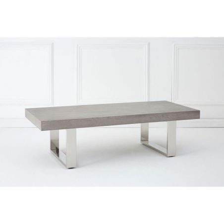 Limburg Coffee Table Side Tables & Coffee Tables &pound;1,082.00 Reception Room Elm Stainless Steel product_features