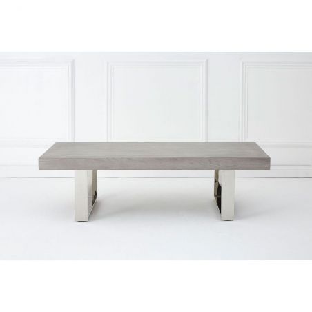 Limburg Coffee Table Side Tables & Coffee Tables &pound;1,082.00 Reception Room Elm Stainless Steel product_features