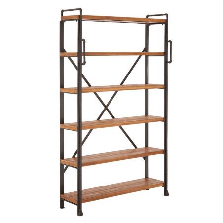 Farnham Shelf Unit Retro Furniture £1,031.00 All Rooms Fir Wood Iron product_features