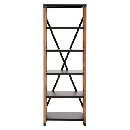 Tower Bookcase Retro Furniture £779.00 All Rooms Fir Wood Iron product_features