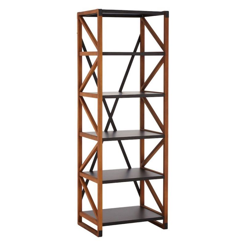 Tower Bookcase Retro Furniture £779.00 All Rooms Fir Wood Iron product_features
