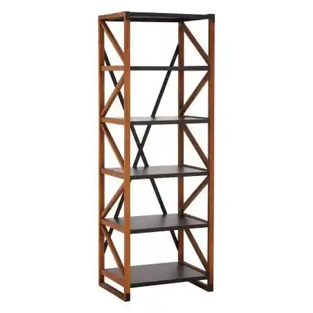 Tower Bookcase Retro Furniture £779.00 All Rooms Fir Wood Iron product_features
