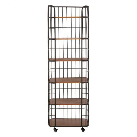 Warehouse Trolley Shelf Unit Retro Furniture £660.00 All Rooms Fir Wood Iron product_features