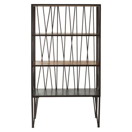 Factory Shelf Unit Storage £550.00 All Rooms Fir Wood Iron product_features
