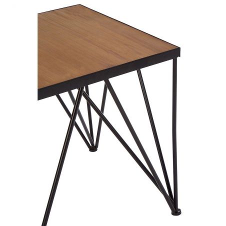 Factory Side Table Retro Furniture &pound;281.00 All Rooms Fir Wood Iron product_features