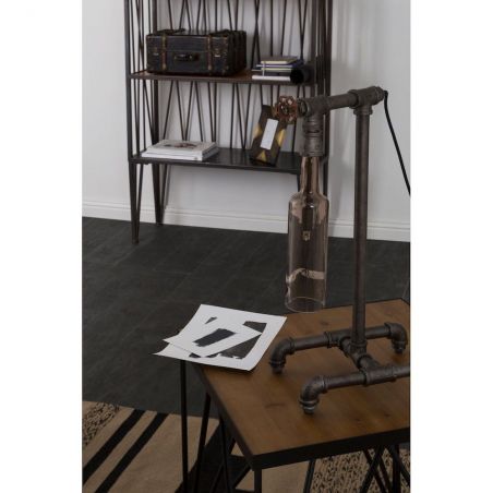 Factory Side Table Retro Furniture &pound;281.00 All Rooms Fir Wood Iron product_features