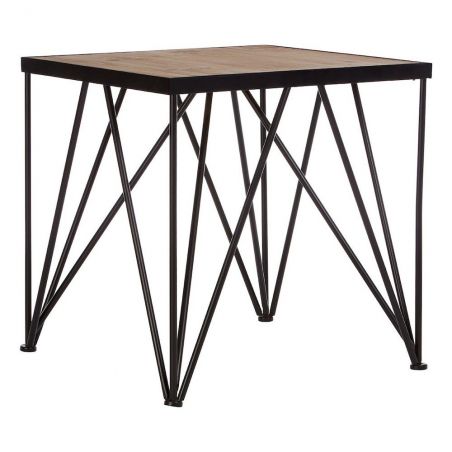 Factory Side Table Retro Furniture &pound;281.00 All Rooms Fir Wood Iron product_features