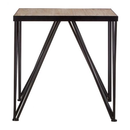 Factory Side Table Retro Furniture &pound;281.00 All Rooms Fir Wood Iron product_features