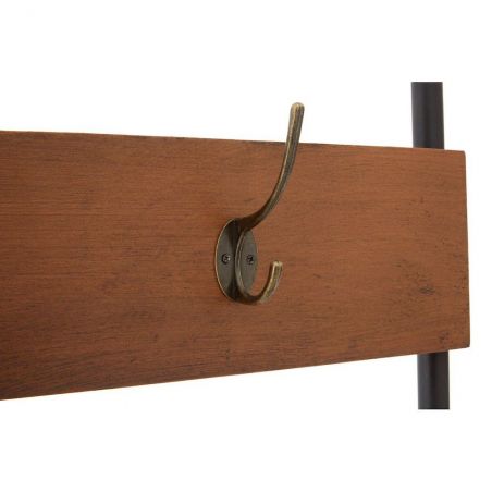 Factory Coat Rack With Bench Retro Furniture £650.00 Entrance Hall Fir Wood Iron product_features