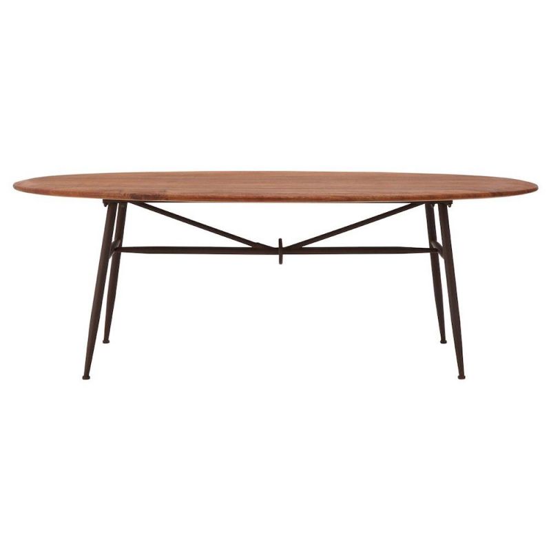 Factory Dining Table Reclaimed Wood Dining Tables £1,462.00 Dining Room Walnut Iron product_features