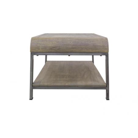 Radius Coffee Table Side Tables & Coffee Tables £316.00 Living Room Mango Wood Steel product_features