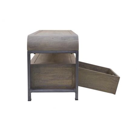 Radius TV Unit TV Units £458.00 Living Room Mango Wood Steel product_features