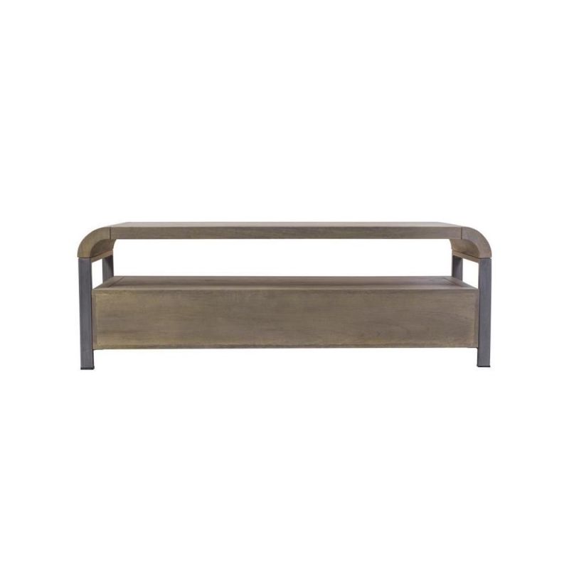 Radius TV Unit TV Units £458.00 Living Room Mango Wood Steel product_features