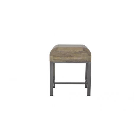 Radius Side Table Side Tables & Coffee Tables £257.00 All Rooms Mango Wood Steel product_features