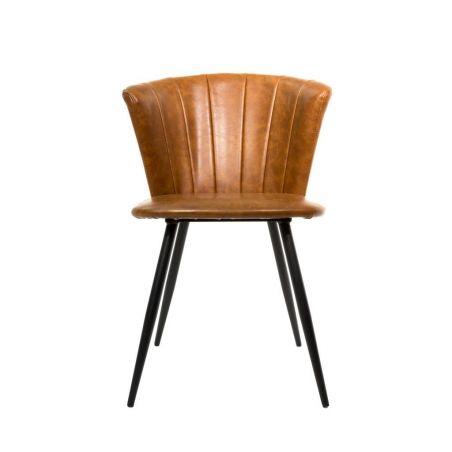 Leather Dining Chairs Set Smithers Industrial Furniture &pound;440.00 All Rooms Steel product_features