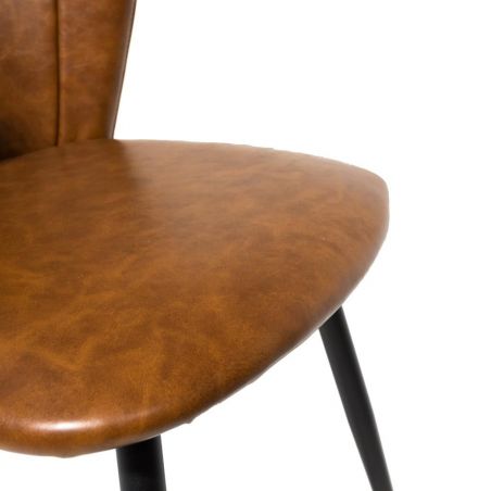 Leather Dining Chairs Set Smithers Industrial Furniture &pound;440.00 All Rooms Steel product_features