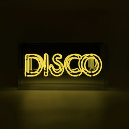 Yellow Disco Neon Light for – Bars & Retro Vibes Smithers Your Custom Neon Sign & Neon Signs | Handmade in London by Smithers...