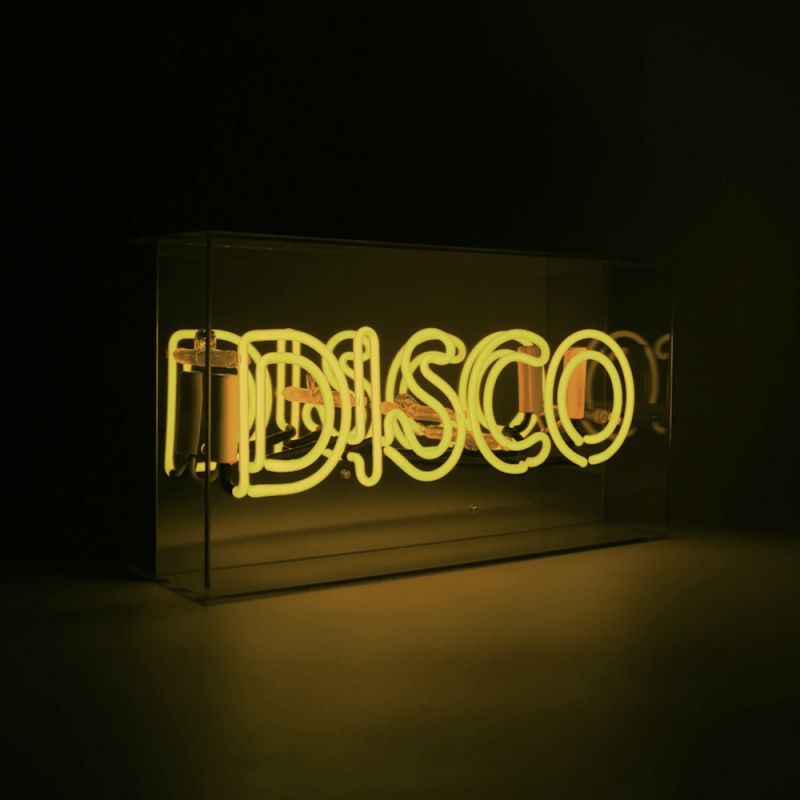 Yellow Disco Neon Light for – Bars & Retro Vibes Smithers Your Custom Neon Sign & Neon Signs | Handmade in London by Smithers...