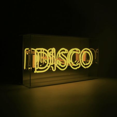 Yellow Disco Neon Light for – Bars & Retro Vibes Smithers Your Custom Neon Sign & Neon Signs | Handmade in London by Smithers...