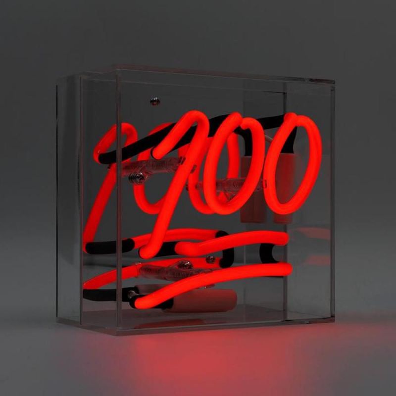 Acrylic Box Red Neon Mini Light – Small But Bold Locomocean Your Custom Neon Sign & Neon Signs | Handmade in London by Smithe...